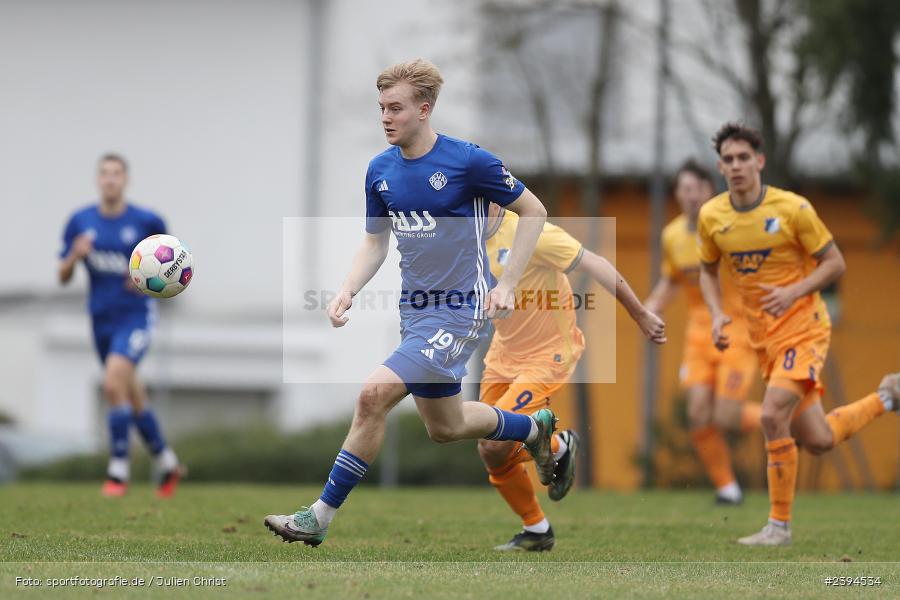 Sportgelände Langstadt, Babenhausen, 17.02.2024, sport, action, BFV, Fussball, Februar 2024, Regionalfreundschaftsspiele, Regionalliga Südwest, Regionalliga Bayern, TSG, SVA, TSG Hoffenheim U23, SV Viktoria Aschaffenburg - Bild-ID: 2394534