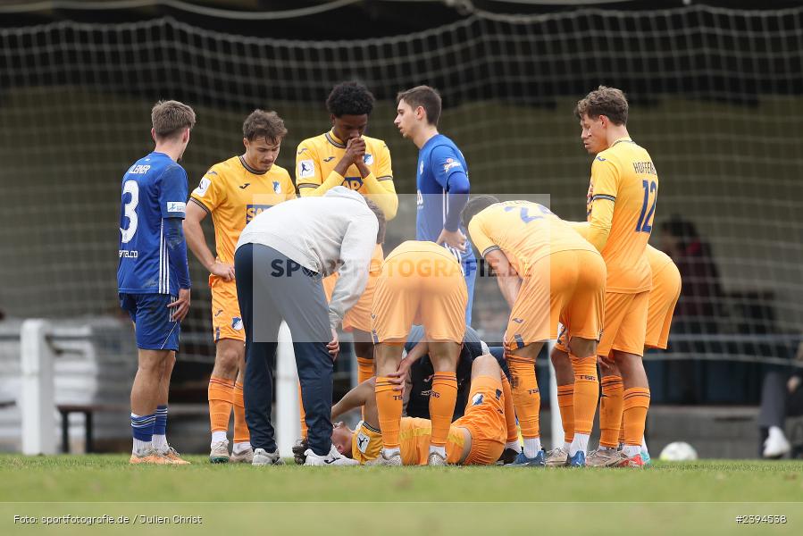 Sportgelände Langstadt, Babenhausen, 17.02.2024, sport, action, BFV, Fussball, Februar 2024, Regionalfreundschaftsspiele, Regionalliga Südwest, Regionalliga Bayern, TSG, SVA, TSG Hoffenheim U23, SV Viktoria Aschaffenburg - Bild-ID: 2394538
