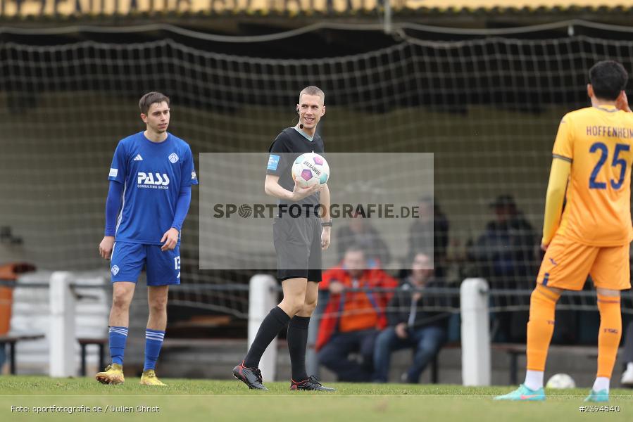 Sportgelände Langstadt, Babenhausen, 17.02.2024, sport, action, BFV, Fussball, Februar 2024, Regionalfreundschaftsspiele, Regionalliga Südwest, Regionalliga Bayern, TSG, SVA, TSG Hoffenheim U23, SV Viktoria Aschaffenburg - Bild-ID: 2394540 Sportgelände Langstadt, Babenhausen, 17.02.2024, sport, action, BFV, Fussball, Februar 2024, Regionalfreundschaftsspiele, Regionalliga Südwest, Regionalliga Bayern, TSG, SVA, TSG Hoffenheim U23, SV Viktoria Aschaffenburg - Bild-ID: 2394540