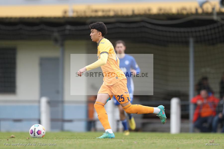 Sportgelände Langstadt, Babenhausen, 17.02.2024, sport, action, BFV, Fussball, Februar 2024, Regionalfreundschaftsspiele, Regionalliga Südwest, Regionalliga Bayern, TSG, SVA, TSG Hoffenheim U23, SV Viktoria Aschaffenburg - Bild-ID: 2394541 Sportgelände Langstadt, Babenhausen, 17.02.2024, sport, action, BFV, Fussball, Februar 2024, Regionalfreundschaftsspiele, Regionalliga Südwest, Regionalliga Bayern, TSG, SVA, TSG Hoffenheim U23, SV Viktoria Aschaffenburg - Bild-ID: 2394541