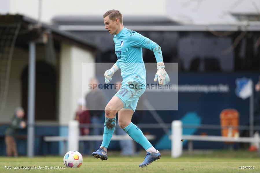 Sportgelände Langstadt, Babenhausen, 17.02.2024, sport, action, BFV, Fussball, Februar 2024, Regionalfreundschaftsspiele, Regionalliga Südwest, Regionalliga Bayern, TSG, SVA, TSG Hoffenheim U23, SV Viktoria Aschaffenburg - Bild-ID: 2394549