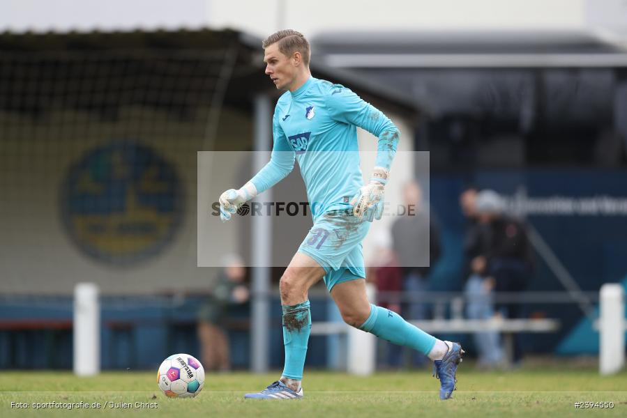 Sportgelände Langstadt, Babenhausen, 17.02.2024, sport, action, BFV, Fussball, Februar 2024, Regionalfreundschaftsspiele, Regionalliga Südwest, Regionalliga Bayern, TSG, SVA, TSG Hoffenheim U23, SV Viktoria Aschaffenburg - Bild-ID: 2394550