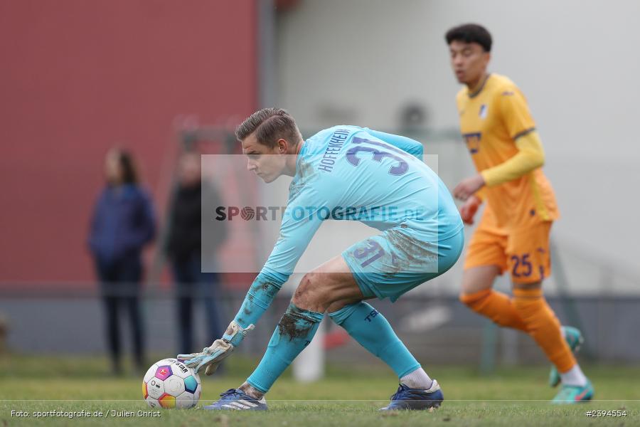 Sportgelände Langstadt, Babenhausen, 17.02.2024, sport, action, BFV, Fussball, Februar 2024, Regionalfreundschaftsspiele, Regionalliga Südwest, Regionalliga Bayern, TSG, SVA, TSG Hoffenheim U23, SV Viktoria Aschaffenburg - Bild-ID: 2394554