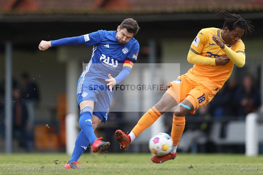 Sportgelände Langstadt, Babenhausen, 17.02.2024, sport, action, BFV, Fussball, Februar 2024, Regionalfreundschaftsspiele, Regionalliga Südwest, Regionalliga Bayern, TSG, SVA, TSG Hoffenheim U23, SV Viktoria Aschaffenburg - Bild-ID: 2394562