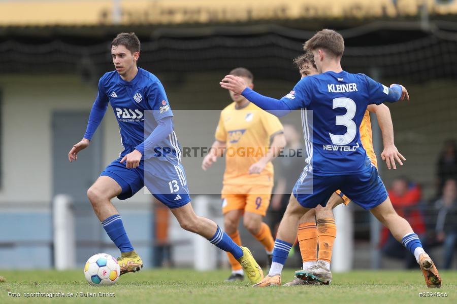 Sportgelände Langstadt, Babenhausen, 17.02.2024, sport, action, BFV, Fussball, Februar 2024, Regionalfreundschaftsspiele, Regionalliga Südwest, Regionalliga Bayern, TSG, SVA, TSG Hoffenheim U23, SV Viktoria Aschaffenburg - Bild-ID: 2394566