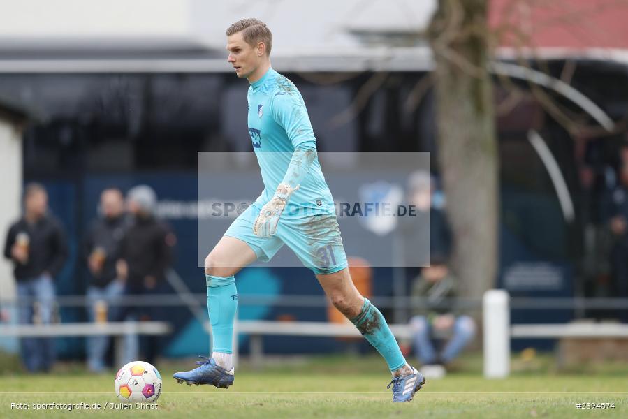 Sportgelände Langstadt, Babenhausen, 17.02.2024, sport, action, BFV, Fussball, Februar 2024, Regionalfreundschaftsspiele, Regionalliga Südwest, Regionalliga Bayern, TSG, SVA, TSG Hoffenheim U23, SV Viktoria Aschaffenburg - Bild-ID: 2394574