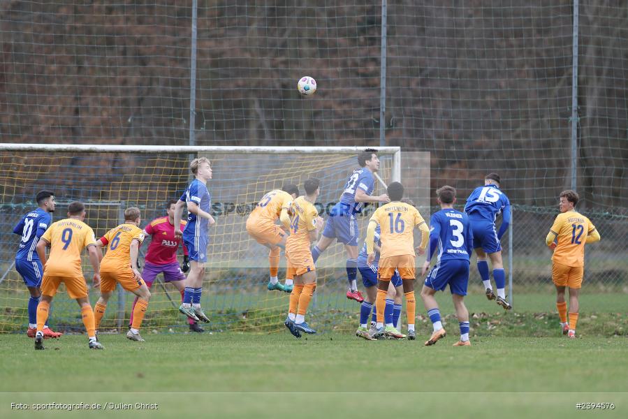 Sportgelände Langstadt, Babenhausen, 17.02.2024, sport, action, BFV, Fussball, Februar 2024, Regionalfreundschaftsspiele, Regionalliga Südwest, Regionalliga Bayern, TSG, SVA, TSG Hoffenheim U23, SV Viktoria Aschaffenburg - Bild-ID: 2394576