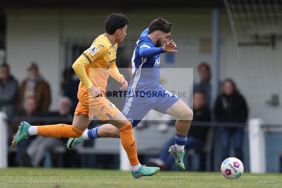 Sportgelände Langstadt, Babenhausen, 17.02.2024, sport, action, BFV, Fussball, Februar 2024, Regionalfreundschaftsspiele, Regionalliga Südwest, Regionalliga Bayern, TSG, SVA, TSG Hoffenheim U23, SV Viktoria Aschaffenburg - Bild-ID: 2394601