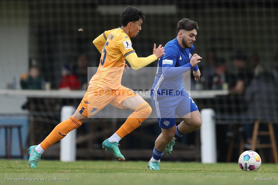 Sportgelände Langstadt, Babenhausen, 17.02.2024, sport, action, BFV, Fussball, Februar 2024, Regionalfreundschaftsspiele, Regionalliga Südwest, Regionalliga Bayern, TSG, SVA, TSG Hoffenheim U23, SV Viktoria Aschaffenburg - Bild-ID: 2394603