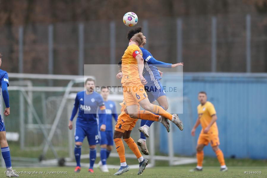 Sportgelände Langstadt, Babenhausen, 17.02.2024, sport, action, BFV, Fussball, Februar 2024, Regionalfreundschaftsspiele, Regionalliga Südwest, Regionalliga Bayern, TSG, SVA, TSG Hoffenheim U23, SV Viktoria Aschaffenburg - Bild-ID: 2394608