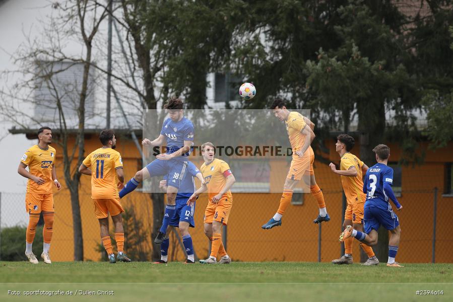 Sportgelände Langstadt, Babenhausen, 17.02.2024, sport, action, BFV, Fussball, Februar 2024, Regionalfreundschaftsspiele, Regionalliga Südwest, Regionalliga Bayern, TSG, SVA, TSG Hoffenheim U23, SV Viktoria Aschaffenburg - Bild-ID: 2394614
