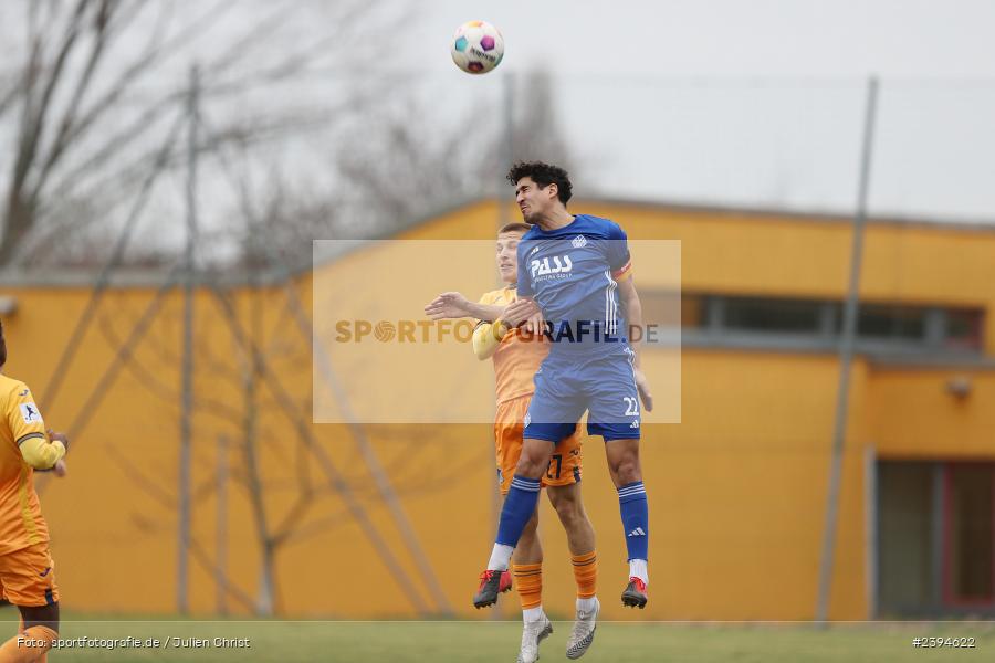 Sportgelände Langstadt, Babenhausen, 17.02.2024, sport, action, BFV, Fussball, Februar 2024, Regionalfreundschaftsspiele, Regionalliga Südwest, Regionalliga Bayern, TSG, SVA, TSG Hoffenheim U23, SV Viktoria Aschaffenburg - Bild-ID: 2394622