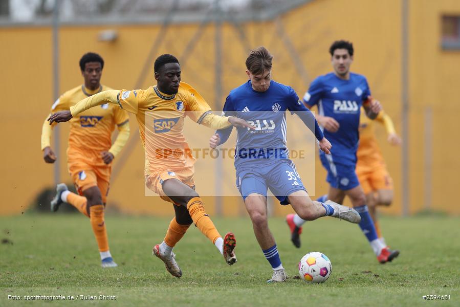Sportgelände Langstadt, Babenhausen, 17.02.2024, sport, action, BFV, Fussball, Februar 2024, Regionalfreundschaftsspiele, Regionalliga Südwest, Regionalliga Bayern, TSG, SVA, TSG Hoffenheim U23, SV Viktoria Aschaffenburg - Bild-ID: 2394631 Sportgelände Langstadt, Babenhausen, 17.02.2024, sport, action, BFV, Fussball, Februar 2024, Regionalfreundschaftsspiele, Regionalliga Südwest, Regionalliga Bayern, TSG, SVA, TSG Hoffenheim U23, SV Viktoria Aschaffenburg - Bild-ID: 2394631