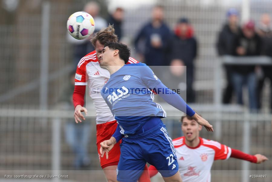 Stadion am Schönbusch, Aschaffenburg, 24.02.2024, sport, action, BFV, Fussball, Februar 2024, Regionalliga Bayern, FCB, SVA, FC Bayern München II, SV Viktoria Aschaffenburg - Bild-ID: 2394897 Stadion am Schönbusch, Aschaffenburg, 24.02.2024, sport, action, BFV, Fussball, Februar 2024, Regionalliga Bayern, FCB, SVA, FC Bayern München II, SV Viktoria Aschaffenburg - Bild-ID: 2394897