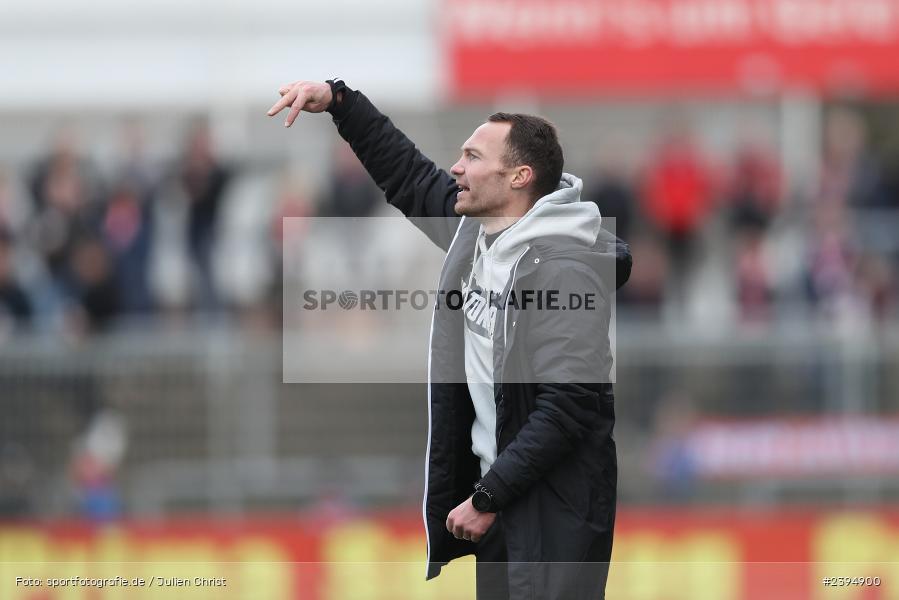 Stadion am Schönbusch, Aschaffenburg, 24.02.2024, sport, action, BFV, Fussball, Februar 2024, Regionalliga Bayern, FCB, SVA, FC Bayern München II, SV Viktoria Aschaffenburg - Bild-ID: 2394900
