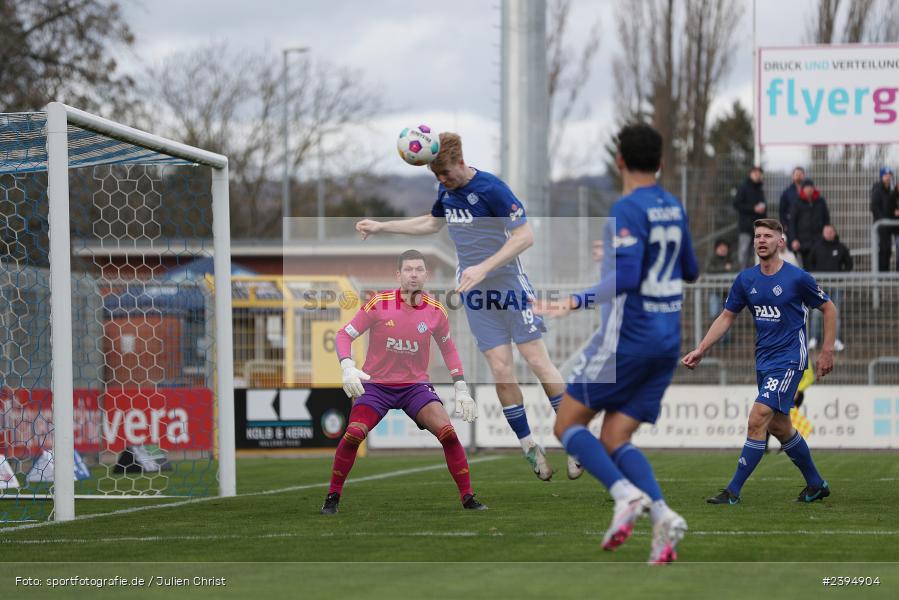 Stadion am Schönbusch, Aschaffenburg, 24.02.2024, sport, action, BFV, Fussball, Februar 2024, Regionalliga Bayern, FCB, SVA, FC Bayern München II, SV Viktoria Aschaffenburg - Bild-ID: 2394904
