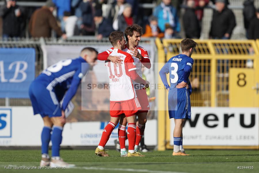 Stadion am Schönbusch, Aschaffenburg, 24.02.2024, sport, action, BFV, Fussball, Februar 2024, Regionalliga Bayern, FCB, SVA, FC Bayern München II, SV Viktoria Aschaffenburg - Bild-ID: 2394935 Stadion am Schönbusch, Aschaffenburg, 24.02.2024, sport, action, BFV, Fussball, Februar 2024, Regionalliga Bayern, FCB, SVA, FC Bayern München II, SV Viktoria Aschaffenburg - Bild-ID: 2394935