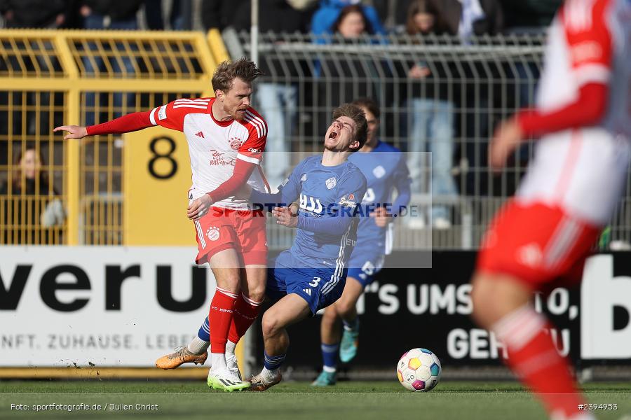 Stadion am Schönbusch, Aschaffenburg, 24.02.2024, sport, action, BFV, Fussball, Februar 2024, Regionalliga Bayern, FCB, SVA, FC Bayern München II, SV Viktoria Aschaffenburg - Bild-ID: 2394953 Stadion am Schönbusch, Aschaffenburg, 24.02.2024, sport, action, BFV, Fussball, Februar 2024, Regionalliga Bayern, FCB, SVA, FC Bayern München II, SV Viktoria Aschaffenburg - Bild-ID: 2394953