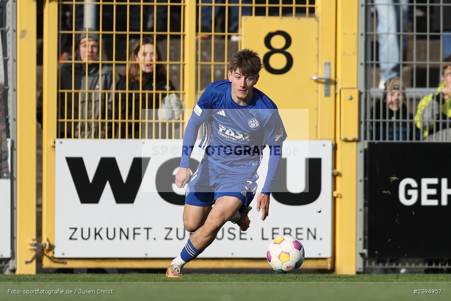 Stadion am Schönbusch, Aschaffenburg, 24.02.2024, sport, action, BFV, Fussball, Februar 2024, Regionalliga Bayern, FCB, SVA, FC Bayern München II, SV Viktoria Aschaffenburg - Bild-ID: 2394957