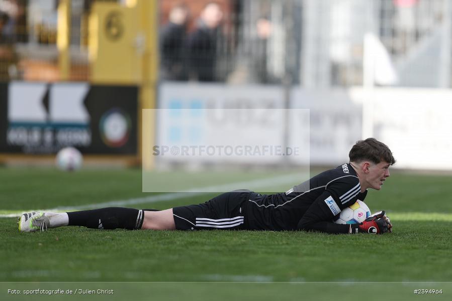 Stadion am Schönbusch, Aschaffenburg, 24.02.2024, sport, action, BFV, Fussball, Februar 2024, Regionalliga Bayern, FCB, SVA, FC Bayern München II, SV Viktoria Aschaffenburg - Bild-ID: 2394964
