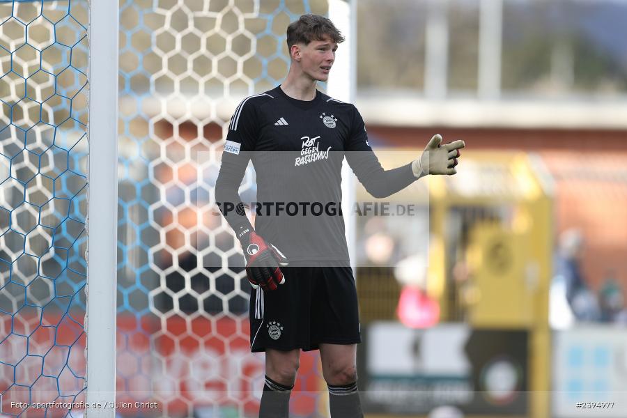 Stadion am Schönbusch, Aschaffenburg, 24.02.2024, sport, action, BFV, Fussball, Februar 2024, Regionalliga Bayern, FCB, SVA, FC Bayern München II, SV Viktoria Aschaffenburg - Bild-ID: 2394977