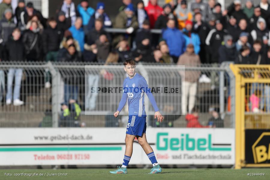 Stadion am Schönbusch, Aschaffenburg, 24.02.2024, sport, action, BFV, Fussball, Februar 2024, Regionalliga Bayern, FCB, SVA, FC Bayern München II, SV Viktoria Aschaffenburg - Bild-ID: 2394989
