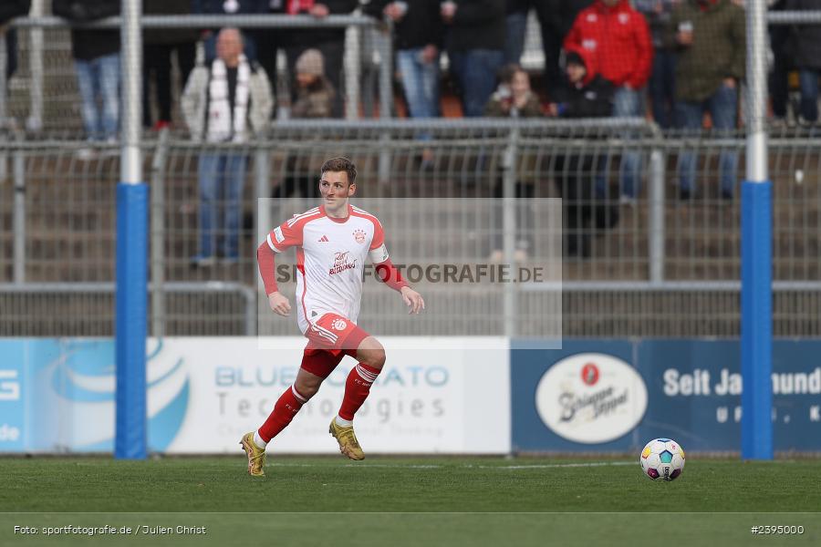 Stadion am Schönbusch, Aschaffenburg, 24.02.2024, sport, action, BFV, Fussball, Februar 2024, Regionalliga Bayern, FCB, SVA, FC Bayern München II, SV Viktoria Aschaffenburg - Bild-ID: 2395000
