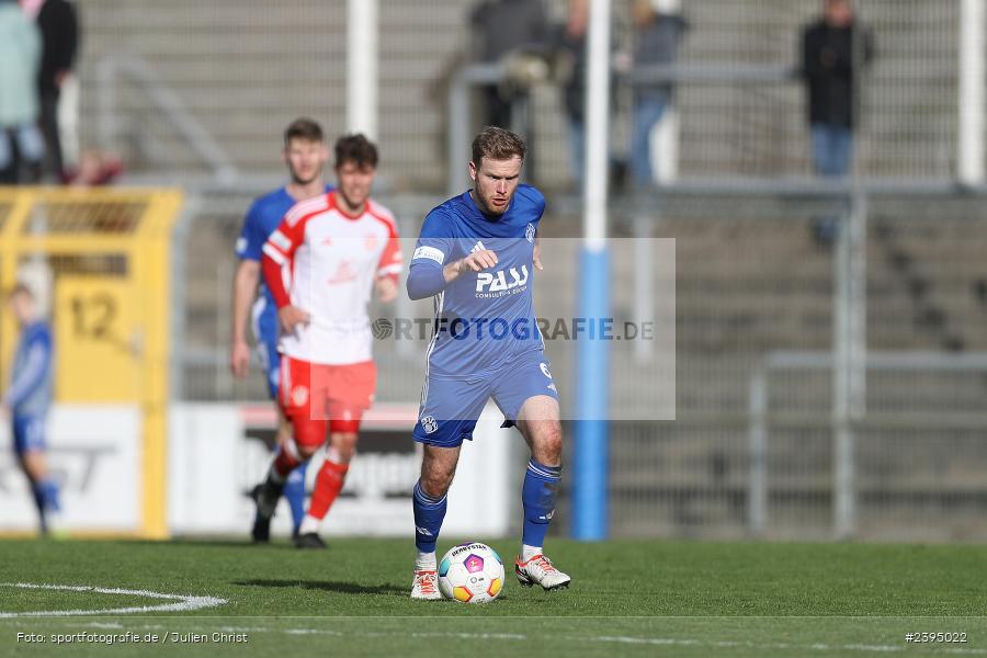 Stadion am Schönbusch, Aschaffenburg, 24.02.2024, sport, action, BFV, Fussball, Februar 2024, Regionalliga Bayern, FCB, SVA, FC Bayern München II, SV Viktoria Aschaffenburg - Bild-ID: 2395022