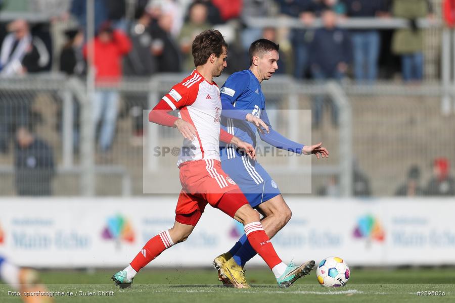 Stadion am Schönbusch, Aschaffenburg, 24.02.2024, sport, action, BFV, Fussball, Februar 2024, Regionalliga Bayern, FCB, SVA, FC Bayern München II, SV Viktoria Aschaffenburg - Bild-ID: 2395026 Stadion am Schönbusch, Aschaffenburg, 24.02.2024, sport, action, BFV, Fussball, Februar 2024, Regionalliga Bayern, FCB, SVA, FC Bayern München II, SV Viktoria Aschaffenburg - Bild-ID: 2395026
