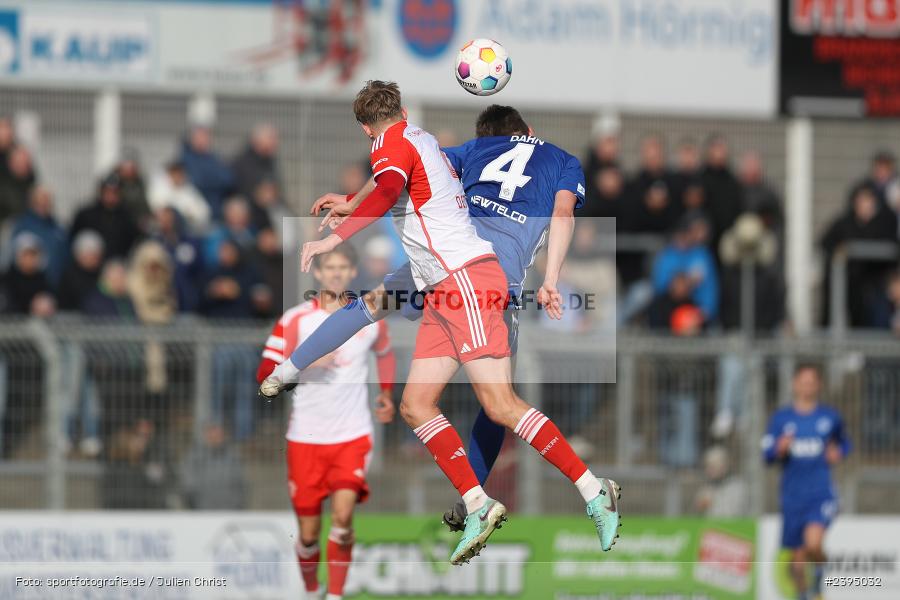 Stadion am Schönbusch, Aschaffenburg, 24.02.2024, sport, action, BFV, Fussball, Februar 2024, Regionalliga Bayern, FCB, SVA, FC Bayern München II, SV Viktoria Aschaffenburg - Bild-ID: 2395032 Stadion am Schönbusch, Aschaffenburg, 24.02.2024, sport, action, BFV, Fussball, Februar 2024, Regionalliga Bayern, FCB, SVA, FC Bayern München II, SV Viktoria Aschaffenburg - Bild-ID: 2395032