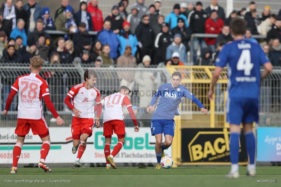 Stadion am Schönbusch, Aschaffenburg, 24.02.2024, sport, action, BFV, Fussball, Februar 2024, Regionalliga Bayern, FCB, SVA, FC Bayern München II, SV Viktoria Aschaffenburg - Bild-ID: 2395035 Stadion am Schönbusch, Aschaffenburg, 24.02.2024, sport, action, BFV, Fussball, Februar 2024, Regionalliga Bayern, FCB, SVA, FC Bayern München II, SV Viktoria Aschaffenburg - Bild-ID: 2395035