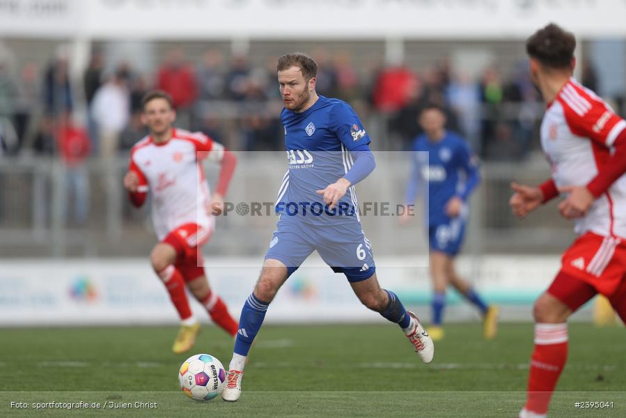 Stadion am Schönbusch, Aschaffenburg, 24.02.2024, sport, action, BFV, Fussball, Februar 2024, Regionalliga Bayern, FCB, SVA, FC Bayern München II, SV Viktoria Aschaffenburg - Bild-ID: 2395041