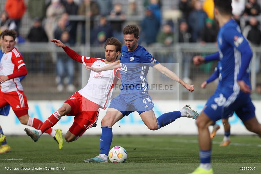 Stadion am Schönbusch, Aschaffenburg, 24.02.2024, sport, action, BFV, Fussball, Februar 2024, Regionalliga Bayern, FCB, SVA, FC Bayern München II, SV Viktoria Aschaffenburg - Bild-ID: 2395067 Stadion am Schönbusch, Aschaffenburg, 24.02.2024, sport, action, BFV, Fussball, Februar 2024, Regionalliga Bayern, FCB, SVA, FC Bayern München II, SV Viktoria Aschaffenburg - Bild-ID: 2395067