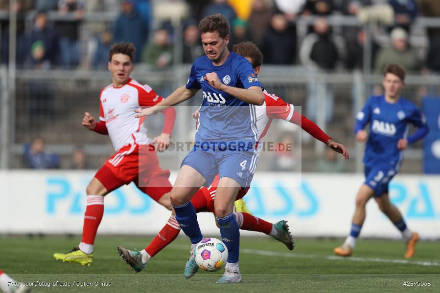Stadion am Schönbusch, Aschaffenburg, 24.02.2024, sport, action, BFV, Fussball, Februar 2024, Regionalliga Bayern, FCB, SVA, FC Bayern München II, SV Viktoria Aschaffenburg - Bild-ID: 2395068 Stadion am Schönbusch, Aschaffenburg, 24.02.2024, sport, action, BFV, Fussball, Februar 2024, Regionalliga Bayern, FCB, SVA, FC Bayern München II, SV Viktoria Aschaffenburg - Bild-ID: 2395068