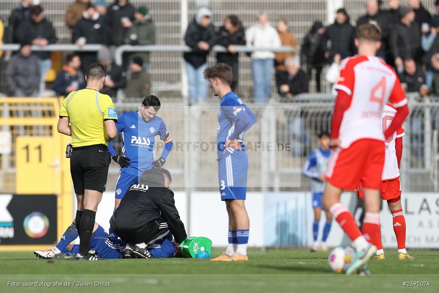 Stadion am Schönbusch, Aschaffenburg, 24.02.2024, sport, action, BFV, Fussball, Februar 2024, Regionalliga Bayern, FCB, SVA, FC Bayern München II, SV Viktoria Aschaffenburg - Bild-ID: 2395074 Stadion am Schönbusch, Aschaffenburg, 24.02.2024, sport, action, BFV, Fussball, Februar 2024, Regionalliga Bayern, FCB, SVA, FC Bayern München II, SV Viktoria Aschaffenburg - Bild-ID: 2395074