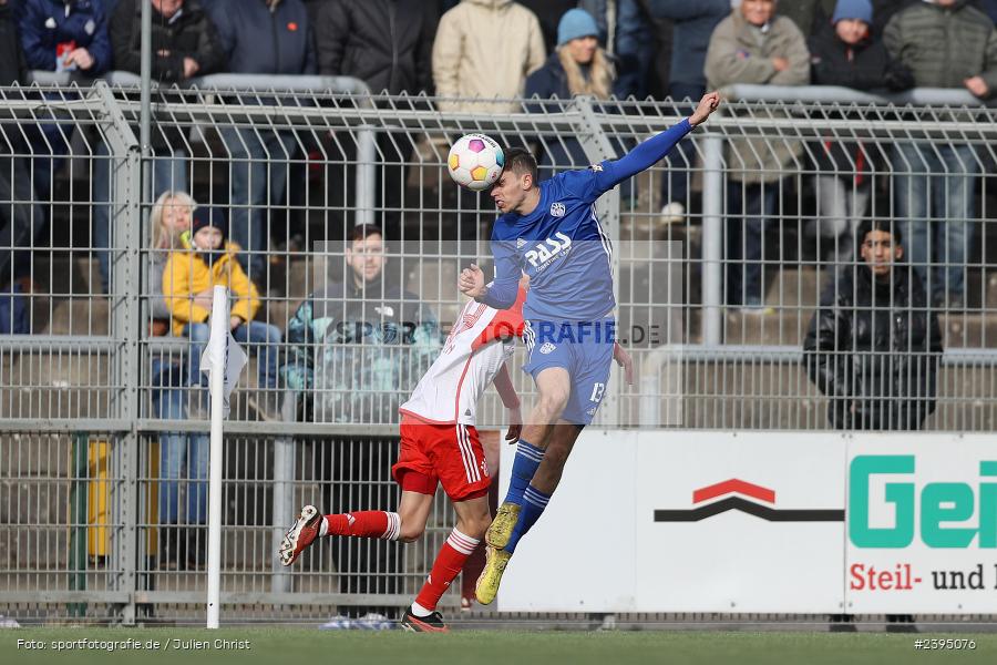 Stadion am Schönbusch, Aschaffenburg, 24.02.2024, sport, action, BFV, Fussball, Februar 2024, Regionalliga Bayern, FCB, SVA, FC Bayern München II, SV Viktoria Aschaffenburg - Bild-ID: 2395076 Stadion am Schönbusch, Aschaffenburg, 24.02.2024, sport, action, BFV, Fussball, Februar 2024, Regionalliga Bayern, FCB, SVA, FC Bayern München II, SV Viktoria Aschaffenburg - Bild-ID: 2395076