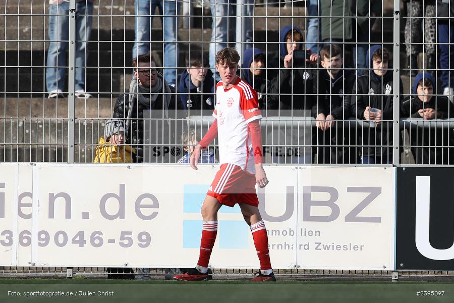 Stadion am Schönbusch, Aschaffenburg, 24.02.2024, sport, action, BFV, Fussball, Februar 2024, Regionalliga Bayern, FCB, SVA, FC Bayern München II, SV Viktoria Aschaffenburg - Bild-ID: 2395097