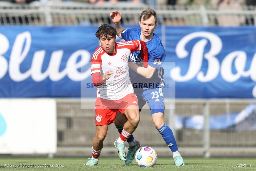 Stadion am Schönbusch, Aschaffenburg, 24.02.2024, sport, action, BFV, Fussball, Februar 2024, Regionalliga Bayern, FCB, SVA, FC Bayern München II, SV Viktoria Aschaffenburg - Bild-ID: 2395141 Stadion am Schönbusch, Aschaffenburg, 24.02.2024, sport, action, BFV, Fussball, Februar 2024, Regionalliga Bayern, FCB, SVA, FC Bayern München II, SV Viktoria Aschaffenburg - Bild-ID: 2395141