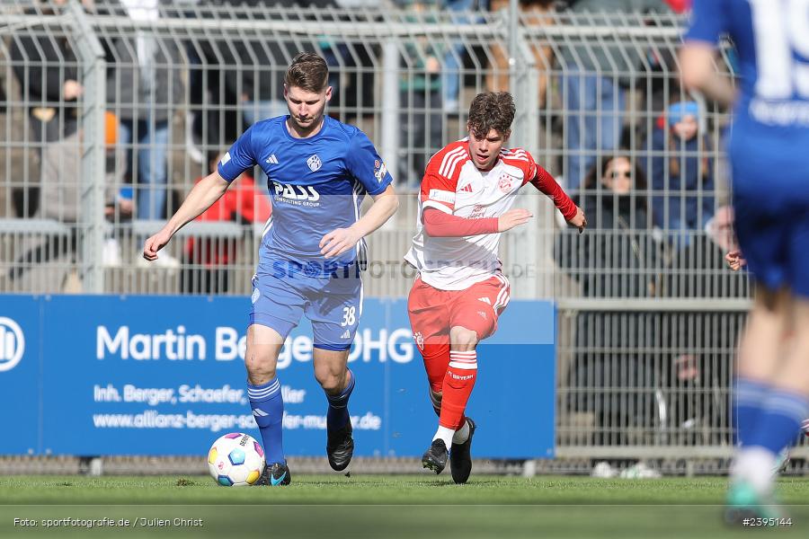 Stadion am Schönbusch, Aschaffenburg, 24.02.2024, sport, action, BFV, Fussball, Februar 2024, Regionalliga Bayern, FCB, SVA, FC Bayern München II, SV Viktoria Aschaffenburg - Bild-ID: 2395144 Stadion am Schönbusch, Aschaffenburg, 24.02.2024, sport, action, BFV, Fussball, Februar 2024, Regionalliga Bayern, FCB, SVA, FC Bayern München II, SV Viktoria Aschaffenburg - Bild-ID: 2395144