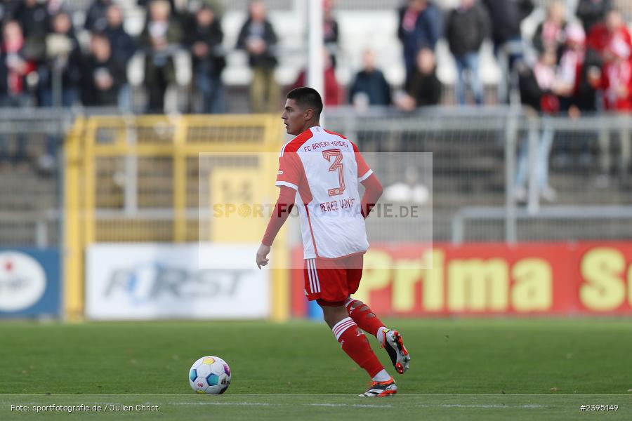 Stadion am Schönbusch, Aschaffenburg, 24.02.2024, sport, action, BFV, Fussball, Februar 2024, Regionalliga Bayern, FCB, SVA, FC Bayern München II, SV Viktoria Aschaffenburg - Bild-ID: 2395149