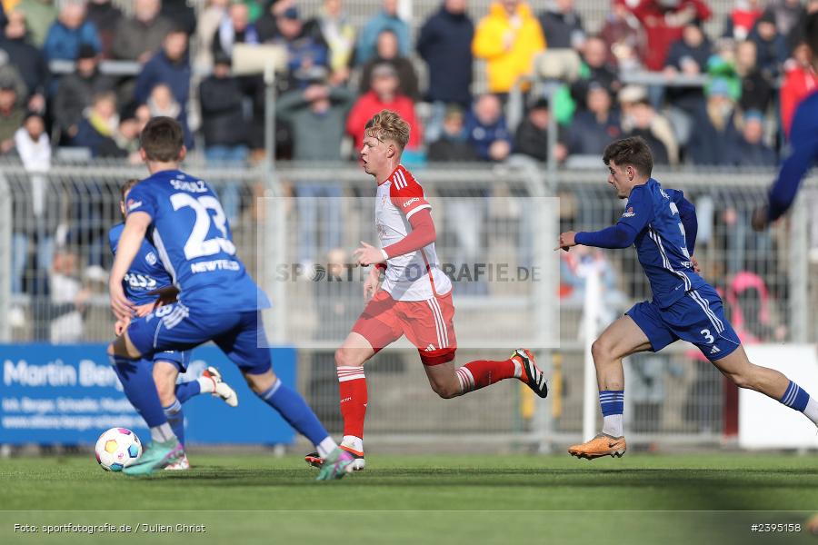 Stadion am Schönbusch, Aschaffenburg, 24.02.2024, sport, action, BFV, Fussball, Februar 2024, Regionalliga Bayern, FCB, SVA, FC Bayern München II, SV Viktoria Aschaffenburg - Bild-ID: 2395158 Stadion am Schönbusch, Aschaffenburg, 24.02.2024, sport, action, BFV, Fussball, Februar 2024, Regionalliga Bayern, FCB, SVA, FC Bayern München II, SV Viktoria Aschaffenburg - Bild-ID: 2395158