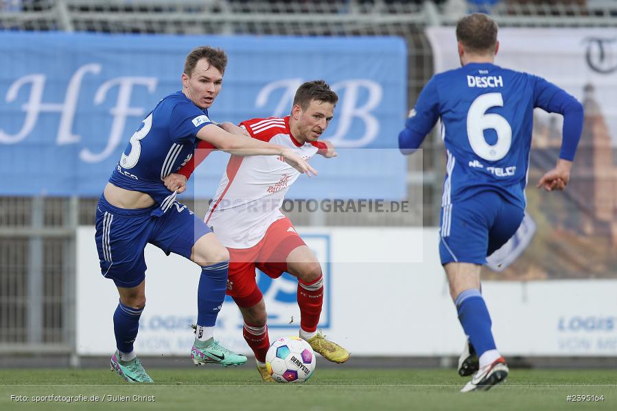 Stadion am Schönbusch, Aschaffenburg, 24.02.2024, sport, action, BFV, Fussball, Februar 2024, Regionalliga Bayern, FCB, SVA, FC Bayern München II, SV Viktoria Aschaffenburg - Bild-ID: 2395164