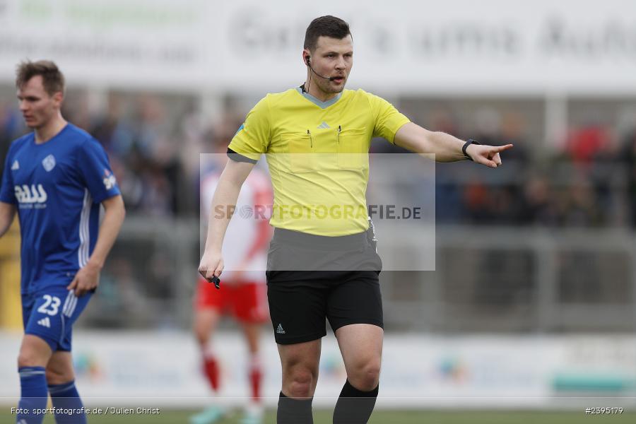 Stadion am Schönbusch, Aschaffenburg, 24.02.2024, sport, action, BFV, Fussball, Februar 2024, Regionalliga Bayern, FCB, SVA, FC Bayern München II, SV Viktoria Aschaffenburg - Bild-ID: 2395179