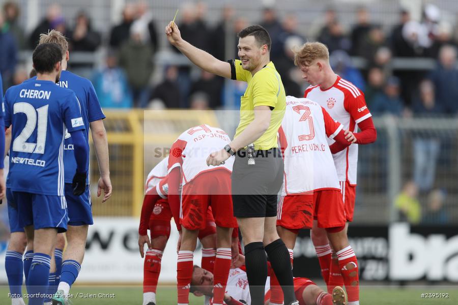 Stadion am Schönbusch, Aschaffenburg, 24.02.2024, sport, action, BFV, Fussball, Februar 2024, Regionalliga Bayern, FCB, SVA, FC Bayern München II, SV Viktoria Aschaffenburg - Bild-ID: 2395192 Stadion am Schönbusch, Aschaffenburg, 24.02.2024, sport, action, BFV, Fussball, Februar 2024, Regionalliga Bayern, FCB, SVA, FC Bayern München II, SV Viktoria Aschaffenburg - Bild-ID: 2395192