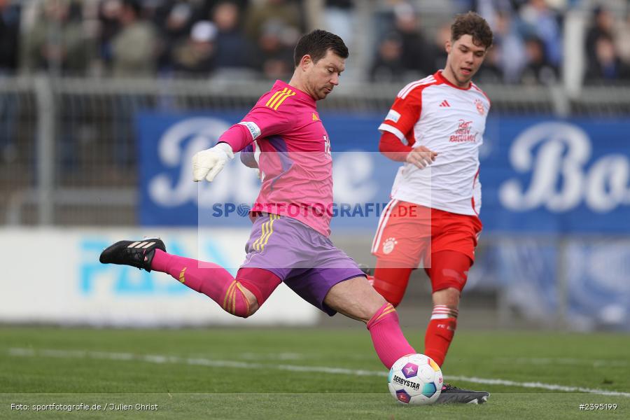Stadion am Schönbusch, Aschaffenburg, 24.02.2024, sport, action, BFV, Fussball, Februar 2024, Regionalliga Bayern, FCB, SVA, FC Bayern München II, SV Viktoria Aschaffenburg - Bild-ID: 2395199 Stadion am Schönbusch, Aschaffenburg, 24.02.2024, sport, action, BFV, Fussball, Februar 2024, Regionalliga Bayern, FCB, SVA, FC Bayern München II, SV Viktoria Aschaffenburg - Bild-ID: 2395199