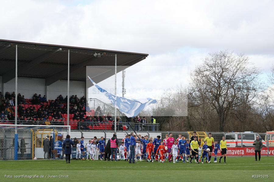 Stadion am Schönbusch, Aschaffenburg, 24.02.2024, sport, action, BFV, Fussball, Februar 2024, Regionalliga Bayern, FCB, SVA, FC Bayern München II, SV Viktoria Aschaffenburg - Bild-ID: 2395215