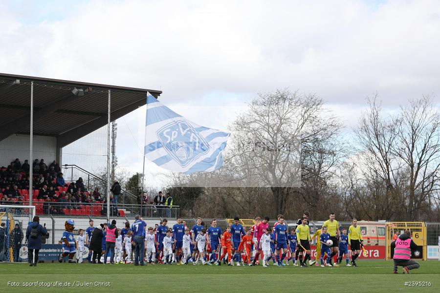 Stadion am Schönbusch, Aschaffenburg, 24.02.2024, sport, action, BFV, Fussball, Februar 2024, Regionalliga Bayern, FCB, SVA, FC Bayern München II, SV Viktoria Aschaffenburg - Bild-ID: 2395216
