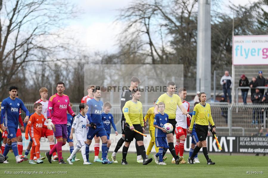 Stadion am Schönbusch, Aschaffenburg, 24.02.2024, sport, action, BFV, Fussball, Februar 2024, Regionalliga Bayern, FCB, SVA, FC Bayern München II, SV Viktoria Aschaffenburg - Bild-ID: 2395218