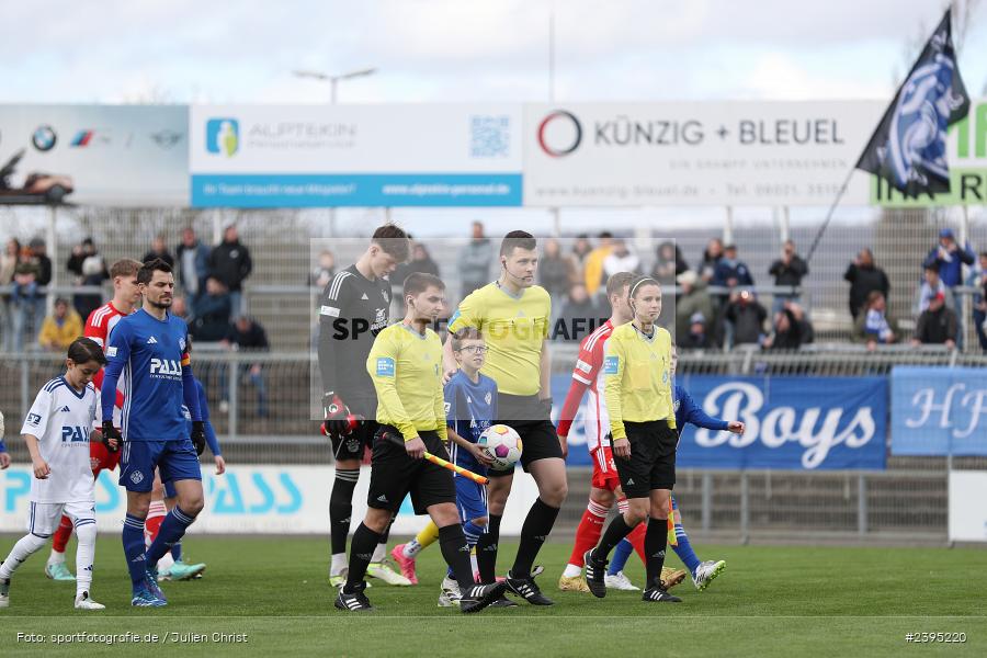 Stadion am Schönbusch, Aschaffenburg, 24.02.2024, sport, action, BFV, Fussball, Februar 2024, Regionalliga Bayern, FCB, SVA, FC Bayern München II, SV Viktoria Aschaffenburg - Bild-ID: 2395220