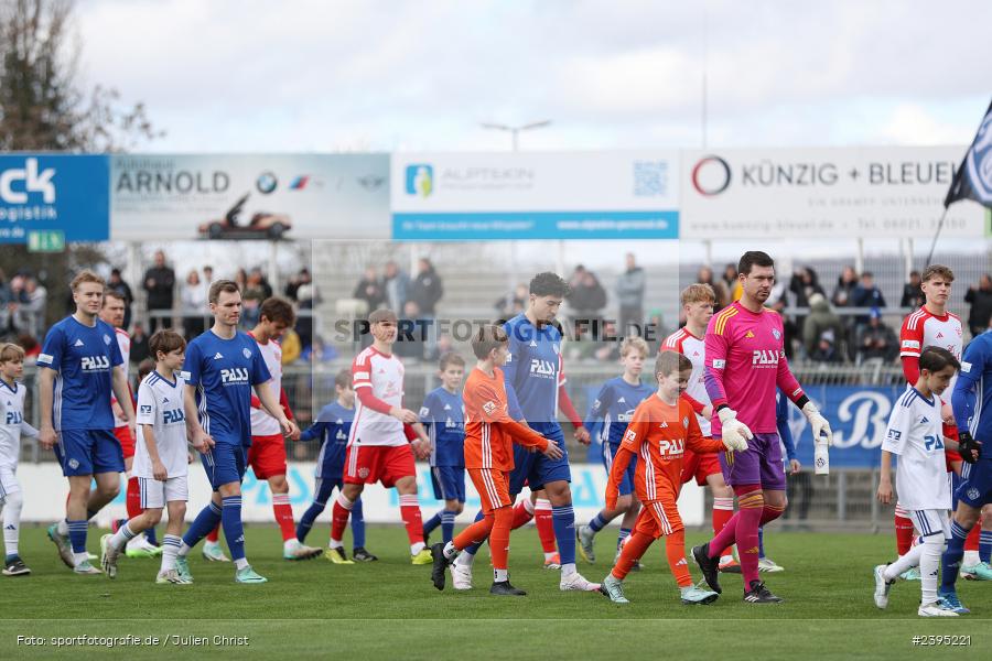 Stadion am Schönbusch, Aschaffenburg, 24.02.2024, sport, action, BFV, Fussball, Februar 2024, Regionalliga Bayern, FCB, SVA, FC Bayern München II, SV Viktoria Aschaffenburg - Bild-ID: 2395221